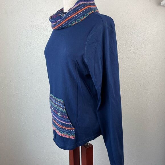 EUC Chaps Womens Cowl Neck Long Sleeve Top Size M - Picture 4 of 7
